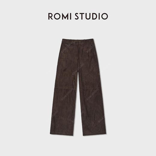 ROMI STUDIO“棕标系列”非洲混种小羊皮细密绒感皮套装 RWCWXG7017 商品图2