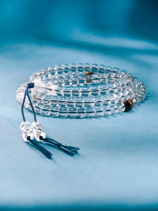 迷罗元和堂 白水晶108颗多圈手持念珠 纯净体 珠径1.0【器悟雅玩】 商品图1