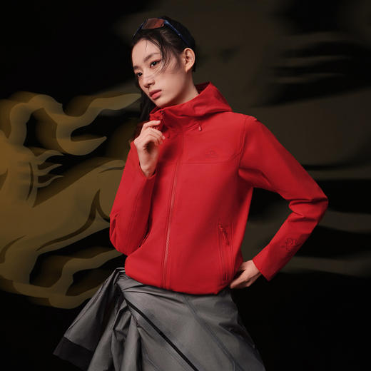 【马年限定】伯希和户外软壳衣女CORDURA防风耐磨徒步登山外套男 商品图2