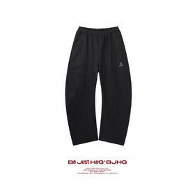 BJHG不计后果美式弯刀裤男春季新款潮牌美式宽松纯色阔腿休闲裤女