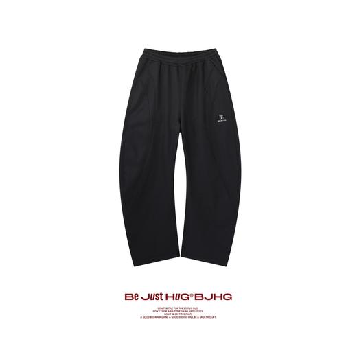 BJHG不计后果美式弯刀裤男春季新款潮牌美式宽松纯色阔腿休闲裤女 商品图0