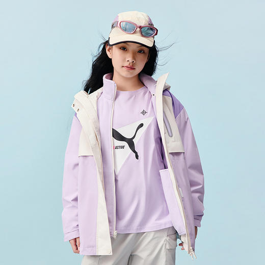 PUMA彪马官方正品 新款儿童女童秋冬季便服外套两件套保暖时尚酷 商品图3