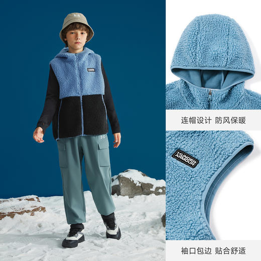 Under Armour安德玛儿童羊羔绒马甲 速抢！「双重复合绒」  超好看拼接柔和配色，现仅要129元❗ 商品图4