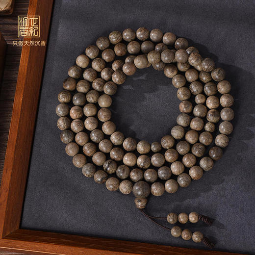 产区宝藏｜天然西马沉香佛珠 9.2mm*108颗 32克 SP9193 商品图0