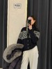 【门店同款】ENJOY冬季“游牧漫寻”菱形格提花立领开衫 167594381 商品缩略图0