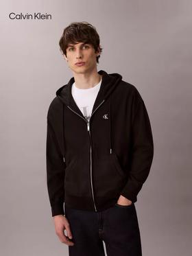 CK Jeans男士刺绣宽松连帽开衫外套卫衣4RD232G