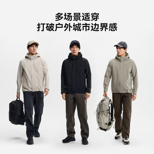 伯希和户外冲锋衣男新款Teflon三防专业徒步登山服女防风防水外套 商品图4