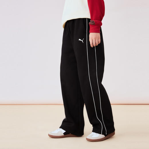 PUMA彪马官方正品 新款儿童秋冬针织长裤休闲裤时尚拼接洋气 商品图1
