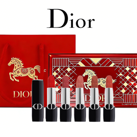 严选 | Dior迪奥马年限定丝绒口红礼盒1.5g*5支（#999丝绒+#720丝绒+#188丝绒+#228丝绒+#888丝绒）抽屉款礼盒