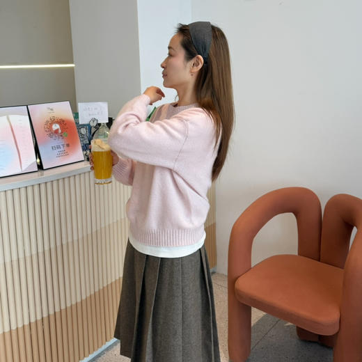 2601115    ch** 26春 “马卡龙”圆领针织衫 商品图6