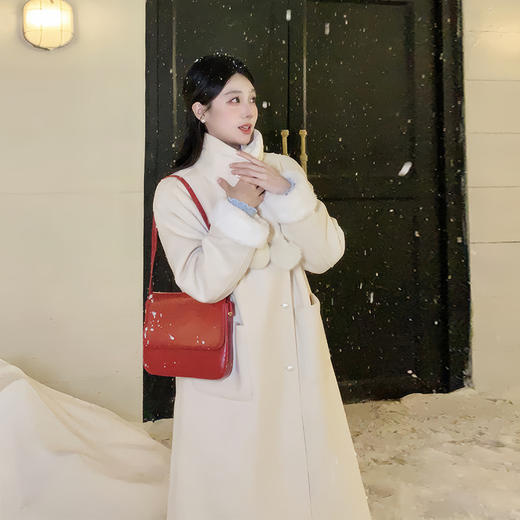 <曾小咸推荐>现货秒杀 ！微信超特价！韩系毛呢大衣 日常429.99 立减260 秒杀169.99！！ 商品图1