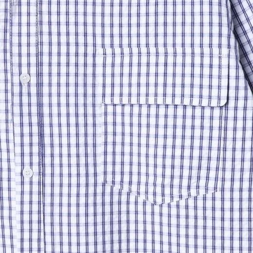 33267SDSA秋冬新款痞帅男装韩版简约撞色格纹小格子设计长袖衬衫百搭 商品图3