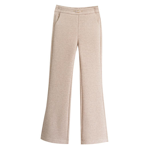 小个子加绒时尚羊毛呢微喇裤，松紧高腰显瘦显腿长直筒MYX2805 商品图4