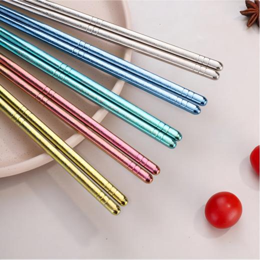 任2套减10【不易发霉藏菌 耐用防滑】钛金属纯钛筷子5双精美礼盒装 商品图2