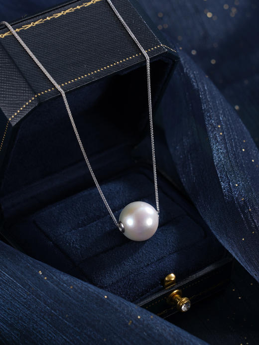子佩集【小圆满】银S925珍珠惜王妃项链【MZXL001】14.5mm珠大吊球2601 商品图4