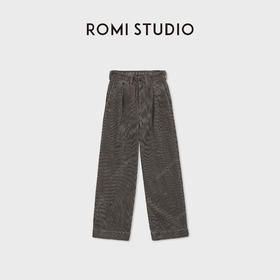 ROMI STUDIO"复古韵味"高支高密加厚定染灯芯绒直筒裤RWDSXY1556