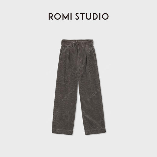 ROMI STUDIO"复古韵味"高支高密加厚定染灯芯绒直筒裤RWDSXY1556 商品图0