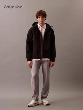 CK Jeans男士潮流户外露营休闲运动连帽单夹克外套4RB540G