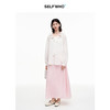 SELFWHO七夕系列醋酯天丝混纺粉色A字半身裙女2026春新款气质半裙 商品缩略图2
