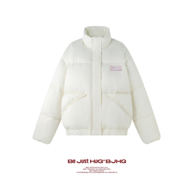 BJHG不计后果贴贴90绒白鸭羽绒服女冬季新款潮牌百搭面包服外套男