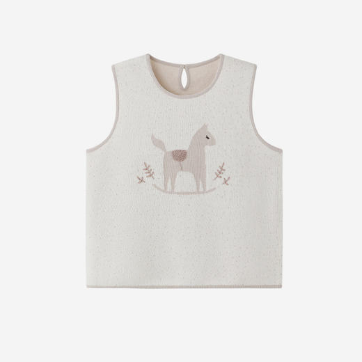 【高定系列】英氏儿童背心男童女童外搭背心春夏新款小童毛织背心 商品图4