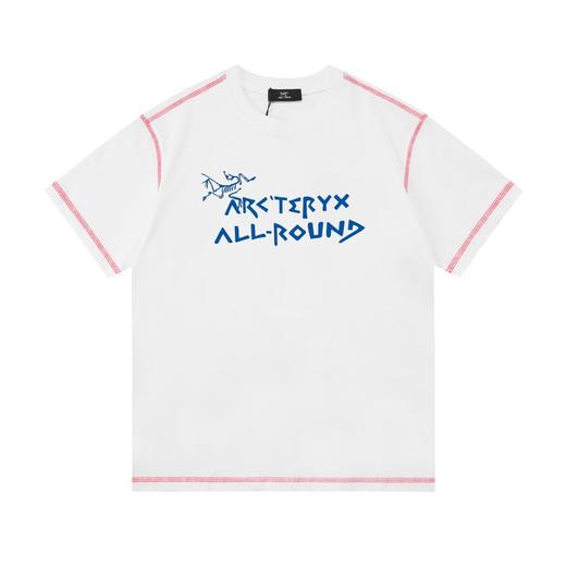 中性款哈苏走线印花短袖T恤ba003 商品图0