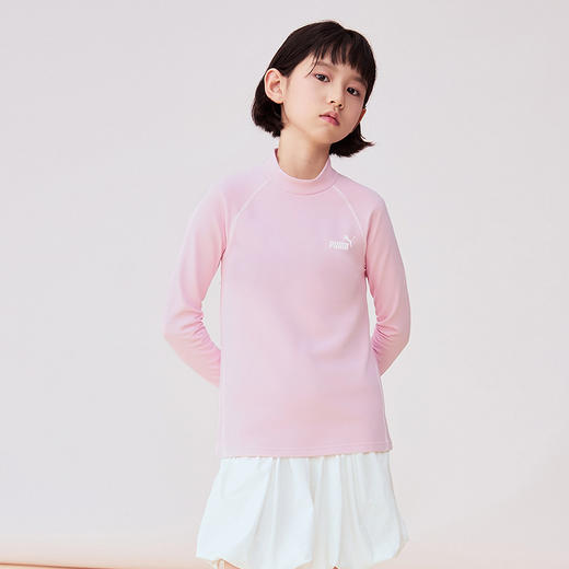 PUMA彪马官方正品 新款儿童长袖T恤半高领弹力舒适保暖 商品图2