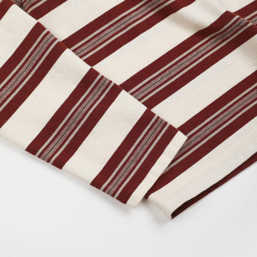 ROMI STUDIO“休闲复古”色织磨毛POLO领宽松长袖T恤 RWDSSE1737 商品图3