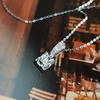 老庙AU750白金经典时尚0.149克拉钻石吊坠项链 链长：45CM（长度可调节）301225AK12 商品缩略图4