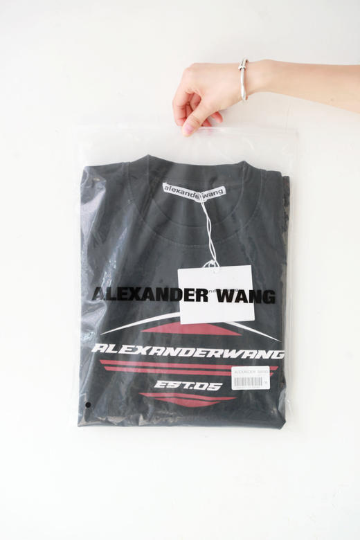 Oversize大魔王tee，胸口印花设计。纯棉锁边圆领长袖上衣E010868 商品图11