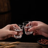 【白酒杯玻璃酒杯】家用小号一口杯2两 烈酒子弹酒盅分酒器套装 商品缩略图3