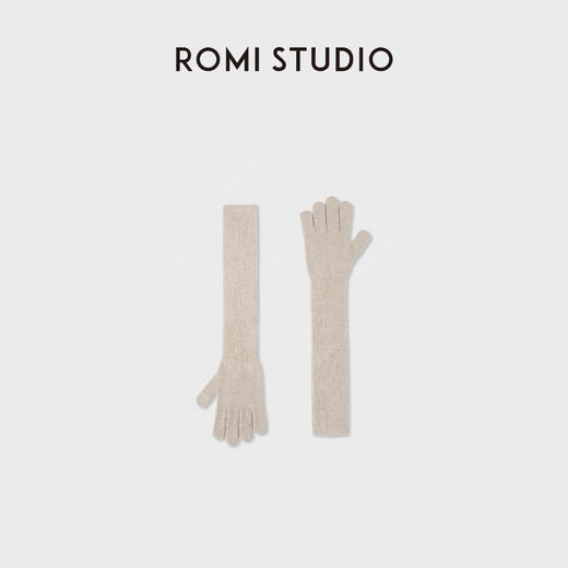 ROMI STUDIO“羊毛手套”柔软舒适分指长袖弹力羊绒毛织RWCWPT7079 商品图0