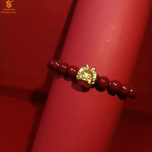 严选 | 香港周六福鸿运福绕生肖朱砂K金手串 商品图5