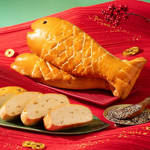 新年糕点礼盒 金鱼满堂/年年有鱼 低GI藜麦谷香四溢  A-5697（效期26-3） 商品图9