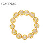 GAONAS  时尚贵气圆形金色手链11736SGO 商品缩略图0