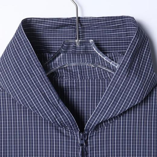 36002SDSA秋冬新款痞帅男装美式拼接撞色印花字母拉链连帽卫衣开衫百搭 商品图2