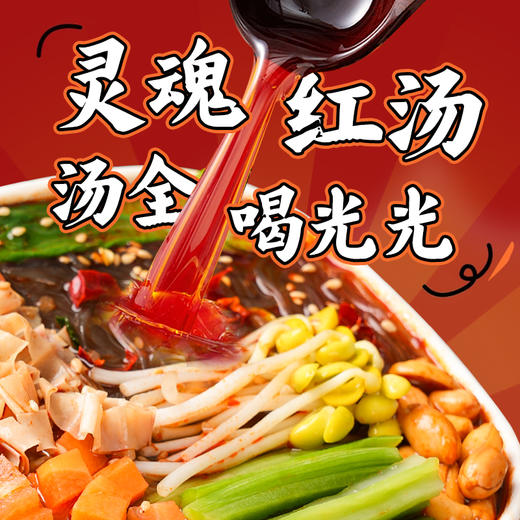 雷洽贡菜豆芽酸辣粉 酸辣爽口满口爆料 精选红薯粉 川味酸辣粉搭配8种调料188g/桶 商品图4