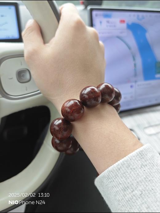 .印度南部百年老料！！小叶紫檀2.0手串  自己收的原木，自己车的。所以价格低！！ 商品图2