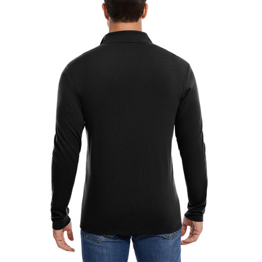 IGUANA 羊毛系列 美利奴羊毛男士内搭保暖打底衫户外半拉链上衣（ZX） 商品图10