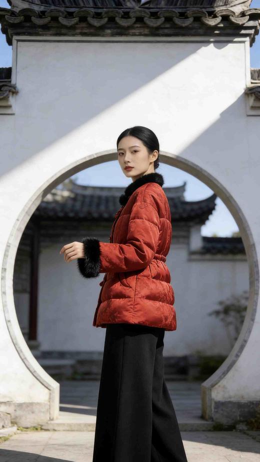 543379新中式国风鹅绒服 商品图2