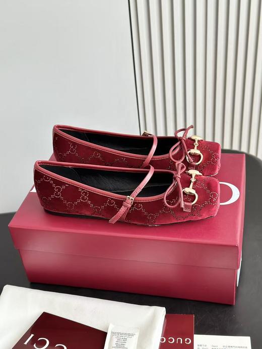 古驰 红色水晶芭蕾舞鞋（DBG） 商品图8