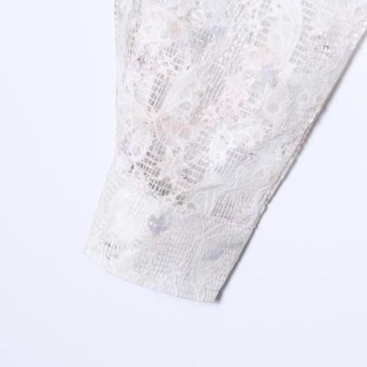 6978SDSA秋冬新款痞帅男装时尚简约蝴蝶镂空设计长袖衬衫气质百搭衬衣 商品图4