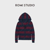 ROMI STUDIO"校园卫衣"复古条纹针织立体绞花连帽外套 RWDSW62046 商品缩略图2