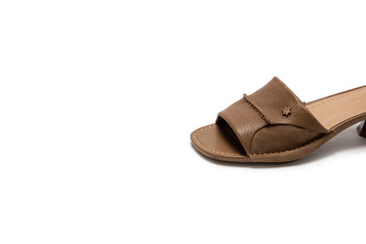 natursun休闲中高跟一脚蹬凉拖鞋N25313729 商品图4