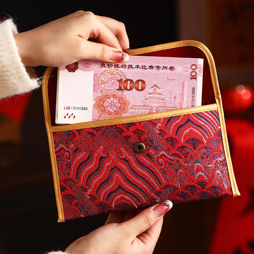 【国潮印刷红包❗高端款式出手有面】2026新款马年利是封包大吉大利喜庆布艺红包春节创意大容量拜年包。rf 商品图2