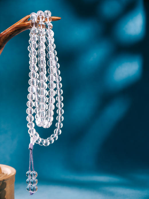 迷罗元和堂 白水晶108颗素串-圆珠 珠径1.0【器悟雅玩】 商品图0