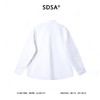 265010SDSA男士秋冬新款痞帅男装韩版简约纯色翻领长袖衬衣宽松百搭衬衣 商品缩略图5