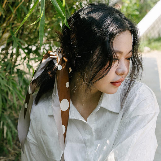 复古波点印花菱形巾yc0225005 商品图1