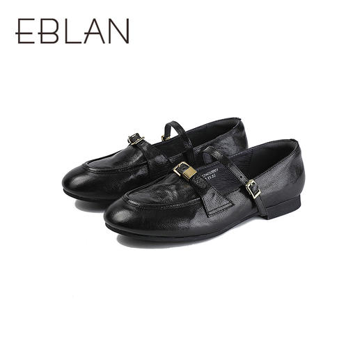 【上新】伊伴2026春季新潮玛丽珍乐福鞋、休闲复古羊皮小皮鞋B26159655 商品图4