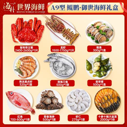 【海朴】A9鲲鹏御世海鲜年货礼盒大礼包严选10种精品海鲜企业采购 商品图6